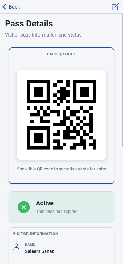 GuardWatch resident app — multi-tower visitor pass