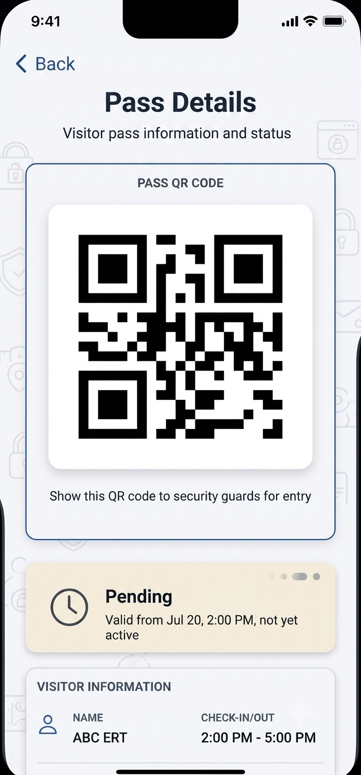 Visitor QR